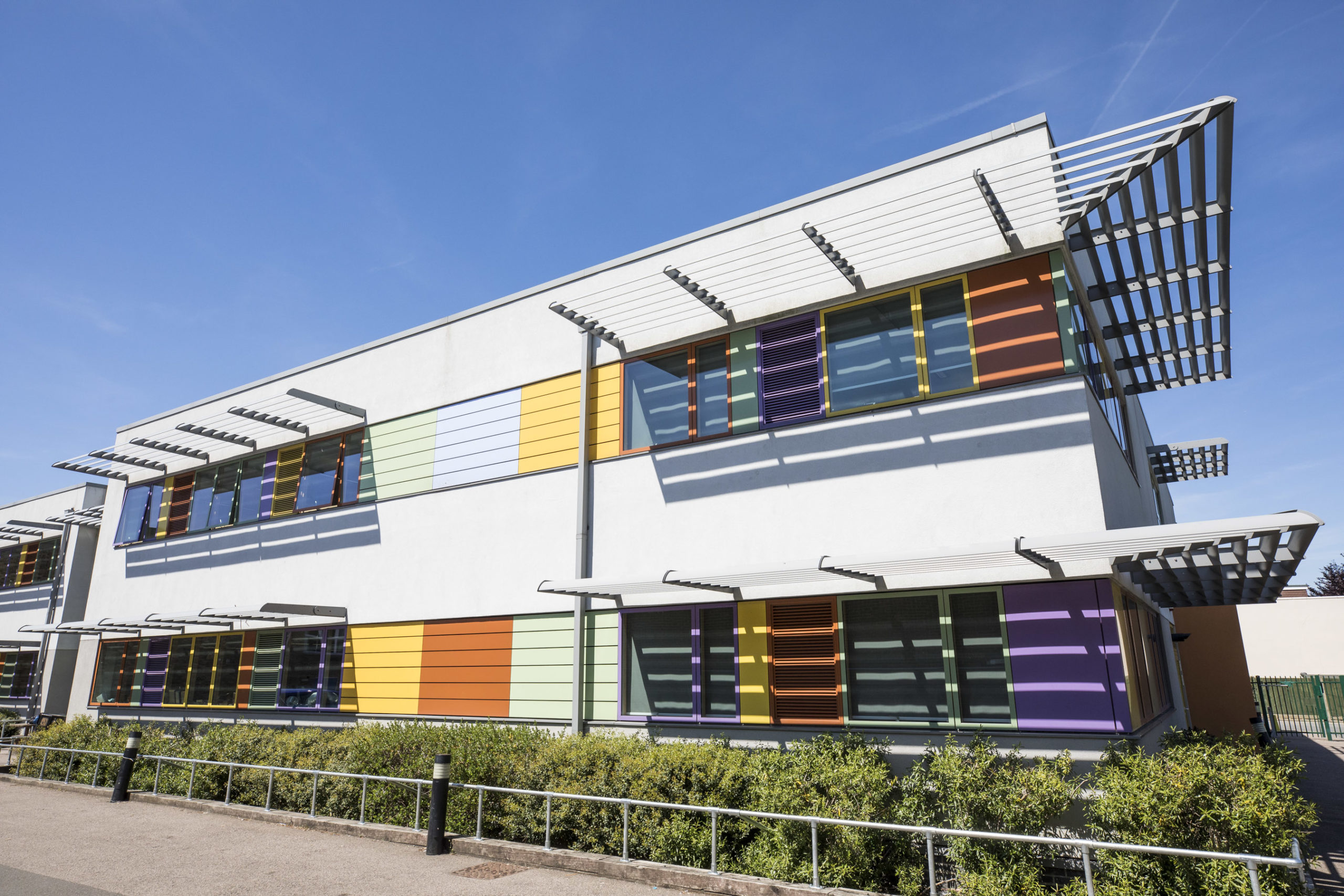 External view of the main school building